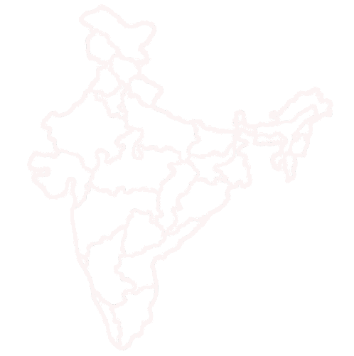 India map with state boundaries
